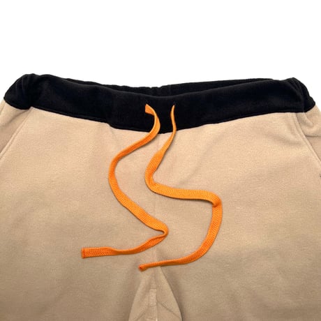 JOHN SOFIA After Zone Fleece Trousers (Beige/Black)｜ジョンソフィア アフターゾーン フリーストラウザーズ（ベージュ/ブラック）