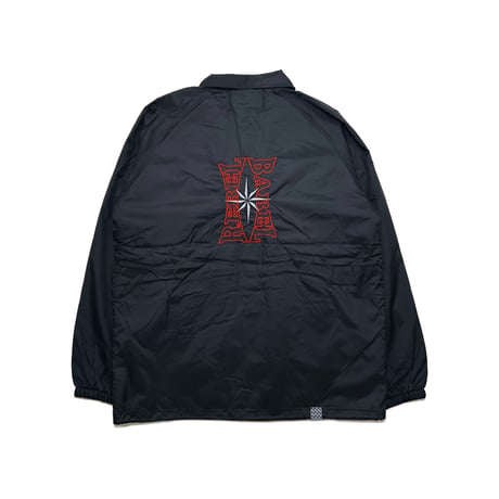 ATTACK ORIGINAL Coach Jacket (Blk/Scarlet)｜アタックオリジナル コーチジャケット（ブラック/スカーレット）