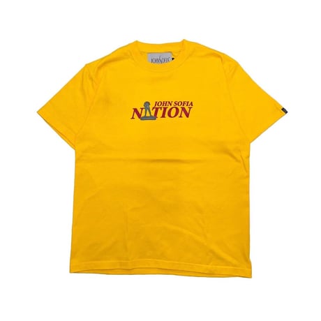 JOHN SOFIA Nation Tee (Green, Yellow)｜ジョンソフィア ネイションT（グリーン/イエロー）