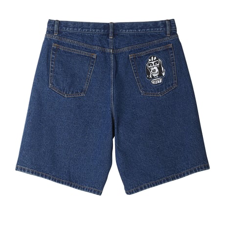 OBEY Bigwig Baggy Denim Short (Stonewash Indigo)｜オベイ ビッグウィグ バギーデニムショーツ（ストーンウォッシュインディゴ）