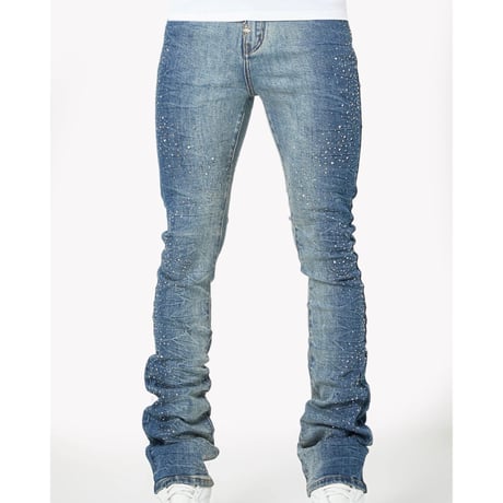 GUAPI Acid Blue Starry Sky Denim (Blue) | グアピ アシッド ブルー スタリー スカイ デニム (ブルー)