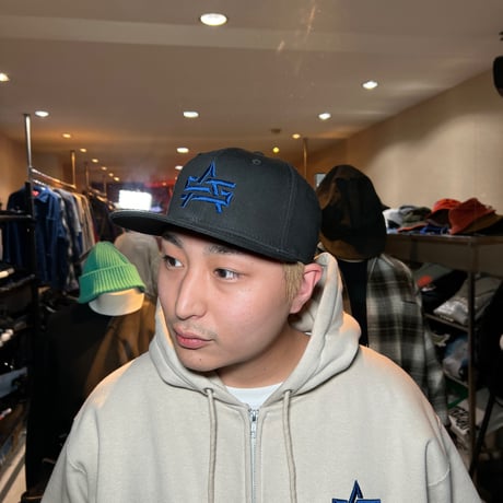 ADG AS Logo 9FIFTY Snapback (Black/Navy)｜エーディージー ASロゴ 9FIFTY スナップバック（ブラック/ネイビー）