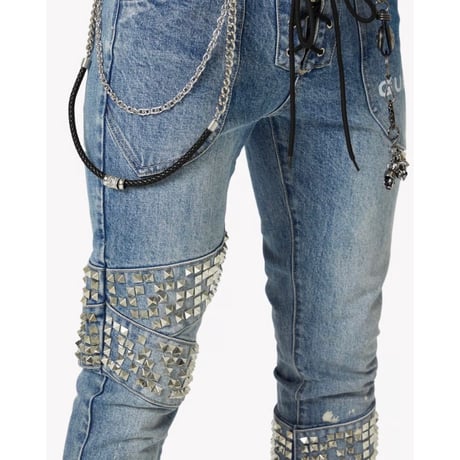 GUAPI Aqua Blue Warpath Denim (Blue)｜グアピ アクアブルー ウォーパス デニム（ブルー）