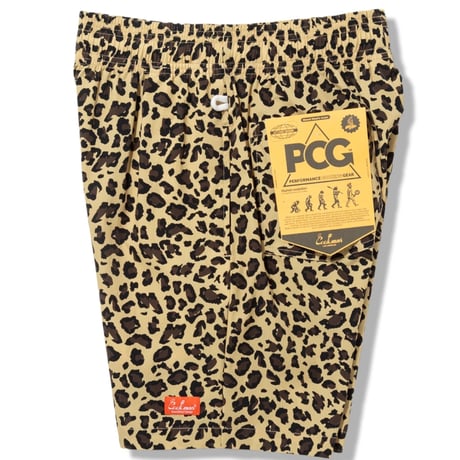 Cookman Chef Pants Short Light Leopard (Beige)｜クックマン シェフパンツ ショート ライトレオパード（ベージュ）