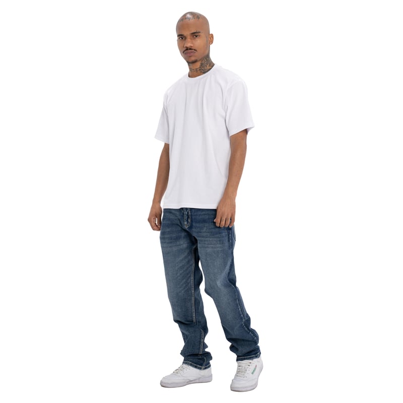 PROCLUB DENIM PANT - RELAXED FIT (DARK STONEWAS