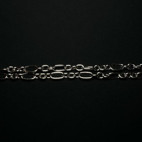 JOHN SOFIA Single Cuff Chain Necklace (SLV)