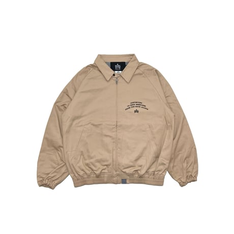 ATTACK ORIGINAL “CONCEPT” Harrington Jacket (Beige)｜アタックオリジナル “コンセプト” ハリントンジャケット（ベージュ）