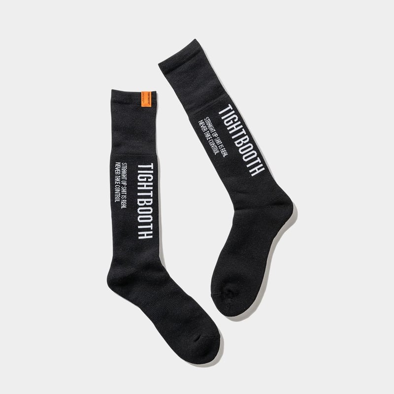 TIGHTBOOTH LABEL LOGO HIGH SOCKS | Attack Store