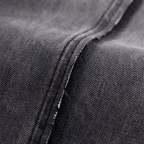 SUPPLIER Fire Tribal Leather Patch Baggy Denim (BLACK)｜サプライヤー ファイヤー トライバル レザー パッチ バギーデニム（ブラック）