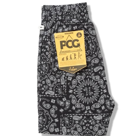 Cookman Chef Pants Short Light Paisley (Black)｜クックマン シェフパンツ ショート ライトペイズリー（ブラック）
