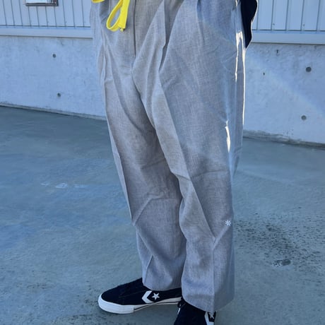 JOHN SOFIA Daisy Slacks Ⅱ (Black, Gray)｜ジョンソフィア デイジー スラックスⅡ（ブラック、グレー）