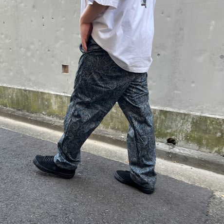 JOHN SOFIA Moonlight Dancehall Easy Pant (Sea Blue)｜ジョンソフィア ムーンライト ダンスホール イージーパンツ（シーブルー）