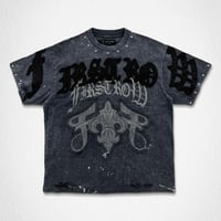 FIRST ROW FAITH DEALER FLEUR DE LIS TEE (Black)｜ファーストロウ フェイス ディーラー フルール・ド・リス ティー（ブラック）