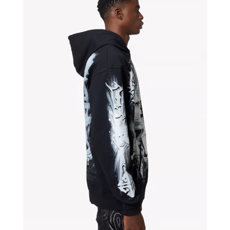 GUAPI Black Heavens Vault Hoodie V3 (Black)｜グアピ ブラック ヘブンズ ヴォルト フーディー V3（ブラック）