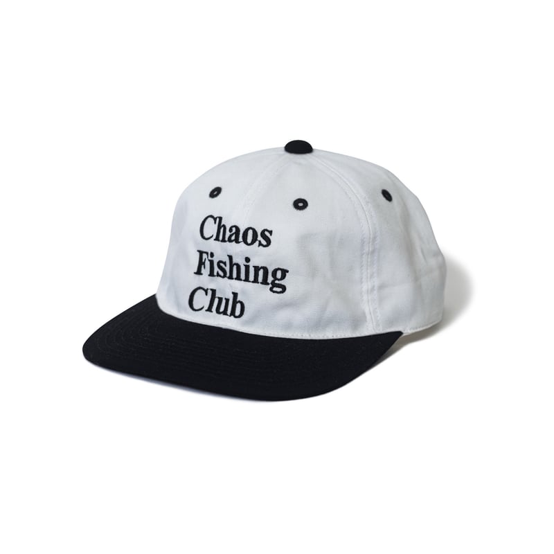Chaos Fishing Club Logo Cap (WHITE×BLACK)｜カオス フ