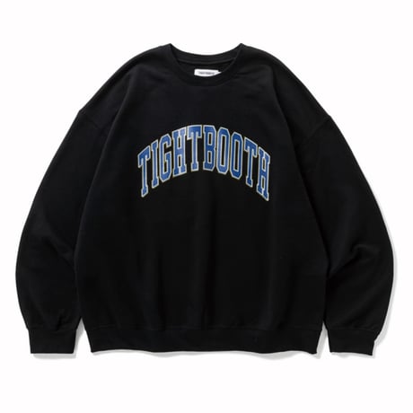 TIGHTBOOTH COLLEGE CREW SWEAT (Black) | タイトブース カレッジ クルー スウェット（ブラック）