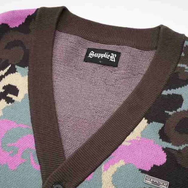 SUPPLIER Kemuri Camo Knit Cardigan