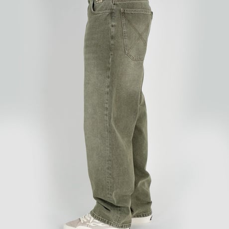 HOMEBOY X-TRA BAGGY DYE DENIM (WASHED GREEN)｜ホームボーイ エクストラ バギー ダイ デニム（ウォッシュド グリーン）