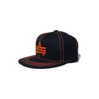 ADG AS Logo Stitch Snapback (Org)｜ADG ASロゴ ステッチ スナップバック（オレンジ）