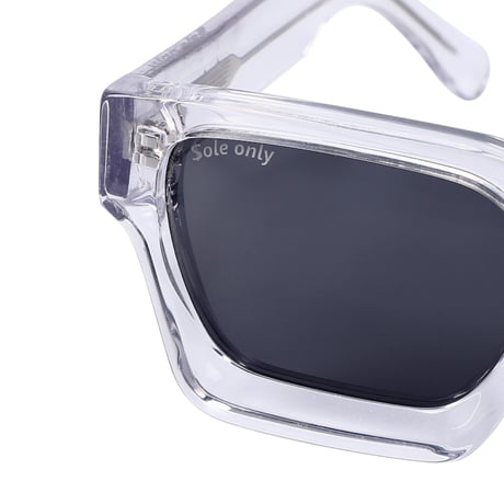 $ole Only Square Retro Sunglasses (Clear)｜ソールオンリー スクエア レトロ サングラス（クリア）
