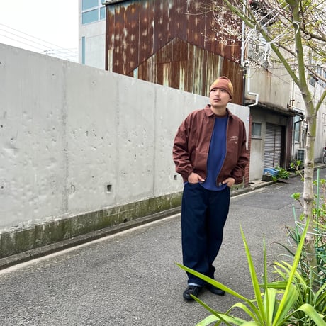 EVISEN YIN-YANG FIRE BEANIE (Brown)｜エヴィセン イェンヤン ファイヤー ビーニー（ブラウン）