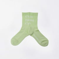 Chaos Fishing Club 1Pac Logo Socks (LIME) | カオス フィッシング クラブ ワンパック ロゴ ソックス (ライム)