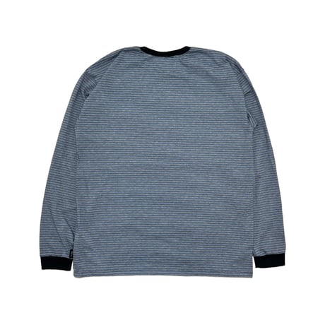 JOHN SOFIA John Border Long Sleeve (Dk Gray, Brown)｜ジョンソフィア ジョン ボーダー ロングスリーブ（ダークグレー/ブラウン）