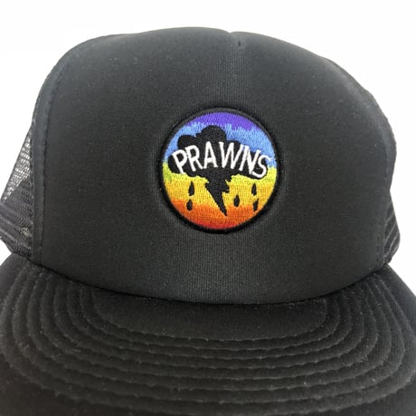 PRAWNS Rainbow Mesh Cap (Red, Navy, Black)｜プローンズ レインボーメッシュキャップ（レッド/ネイビー/ブラック）