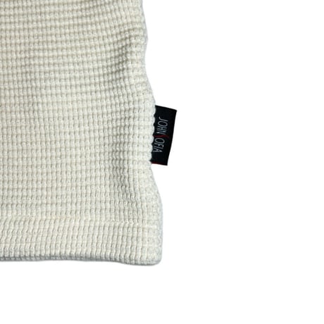 JOHN SOFIA RINGER THERMAL KNIT (WHITE)｜ジョンソフィア リンガー サーマル ニット（ホワイト)