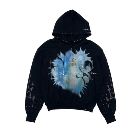 DND4DES Our Lady Of The Hot Drill Sweater (BLACK)｜ディーエヌディーフォーデス ホットドリル セーター（ブラック）