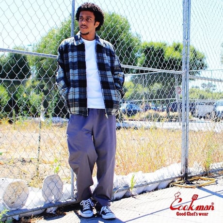 Cookman Delivery Jacket Woolmix Tartan Canadian (Black)｜クックマン デリバリージャケット ウールミックス タータン カナディアン（ブラック）