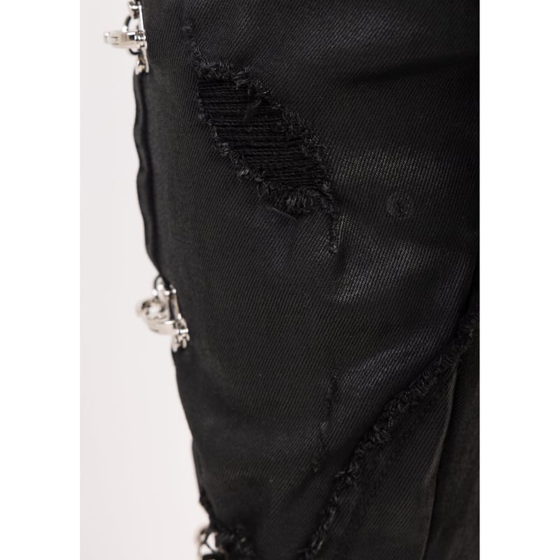 GUAPI Obsidian Black Aviation Clasp Denim (Blac