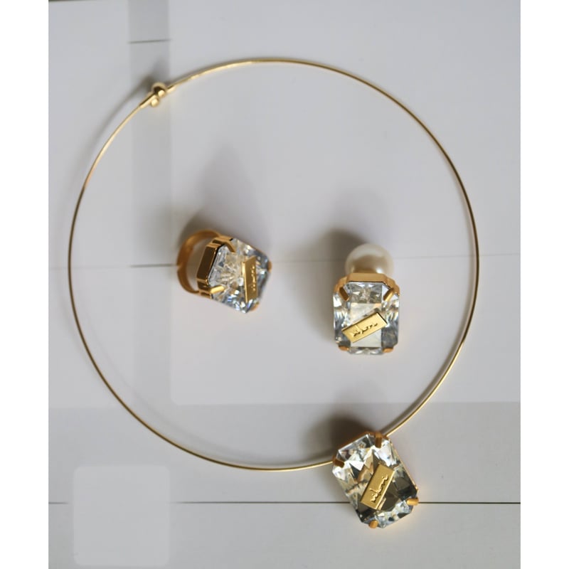 nikori】 cubic necklace（クリアのみ） | nikori・Paw