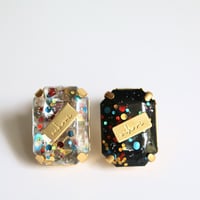 【nikori】　cubic スパンコール　ピアス