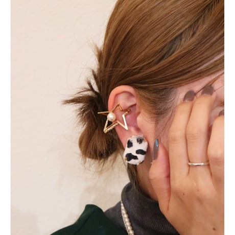 【nikori】star ear caff