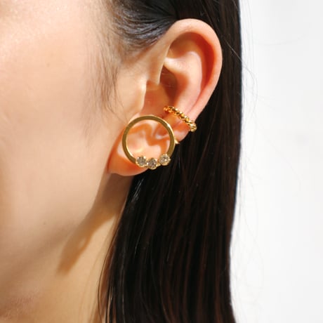 【nikori】circle glass  ear csff