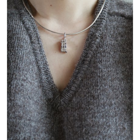 【Paw】tile block  necklace top