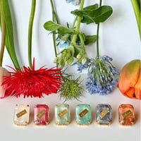 【nikori】　cubic botanical gem  ピアス