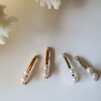 【nikori】　u- shaped perl   pierce
