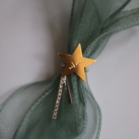 【nikori】stars bar ear caff（右耳用）