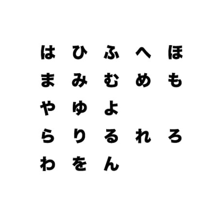 【Paw】#001 ひらがなring（オーダー品）
