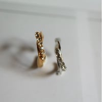 【nikori】twist stone ear caff