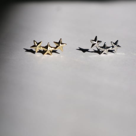 【nikori】　three stars  smile　pierce（1ケ販売）