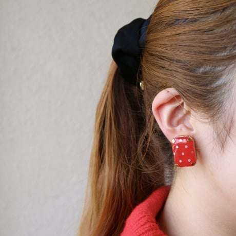 【nikori】　cubic dot　イヤリング