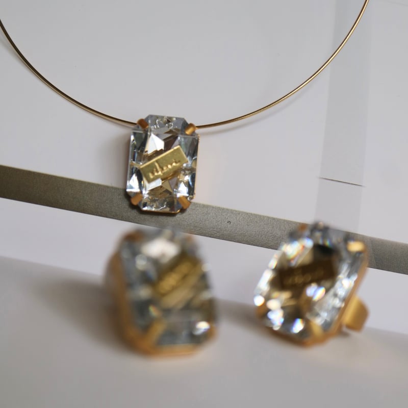 nikori】 cubic necklace（クリアのみ） | nikori・Paw