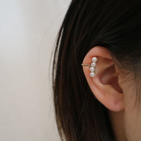【nikori】　four pearl  smile　pierce（1ケ販売）