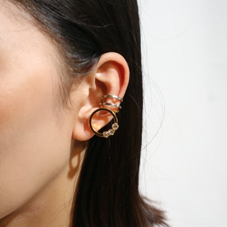 【nikori】circle glass  ear csff