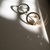 【nikori】circle glass  ear csff