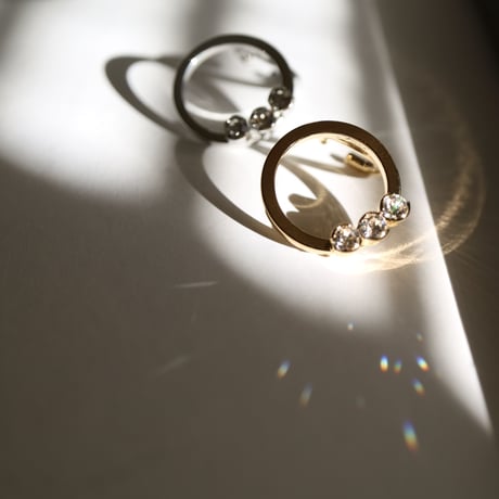 【nikori】circle glass  ear csff