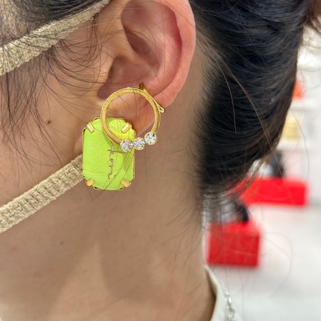 【nikori】circle glass  ear csff